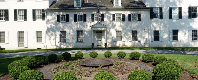 Strawberry mansion image from the front.