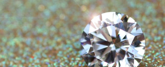 diamond created using cremation ashes