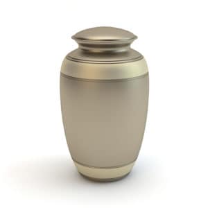 metal cremation urn