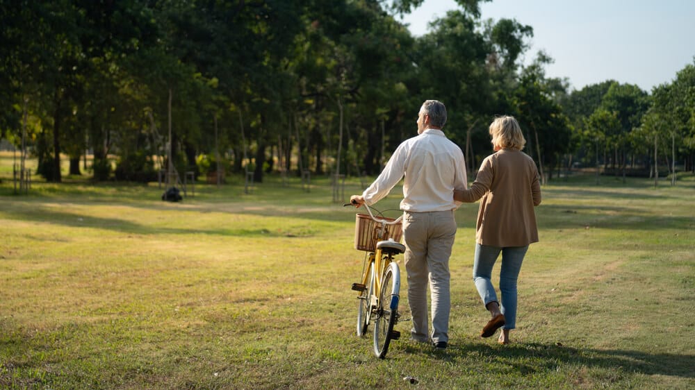 Couple with bike considers traditional funeral vs cremation