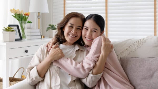 mother and daughter make final arrangements for family
