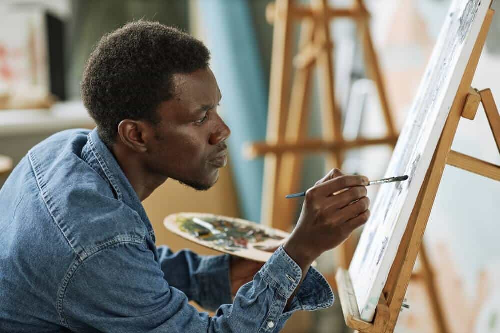 Families hire local artists for memorial portraits in Philadelphia.